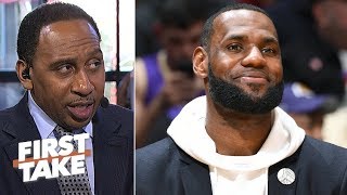 Stephen A. sides with Danny Ainge on LeBron calling himself the G.O.A.T | First Take