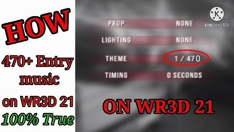 How to add real WWE Entry music on WR3D 21 so easy jast see and try WR3D 21