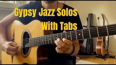 All of me | Gypsy Jazz | Advanced Solo with Tabs!