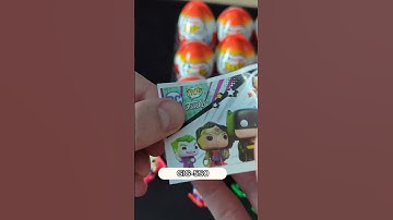 Is this... DC comics funko pop | Kinder Joy and Funko colaboration | Kinder joy unboxing |