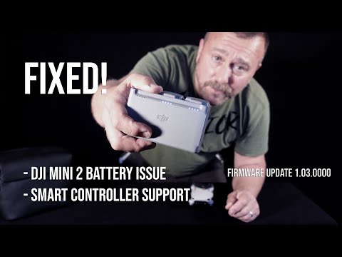 DJI Mini 2 Firmware Update: Battery Discharge Bug Fix + Smart Controller Support – V1.03.0000