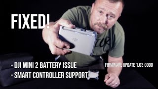 DJI Mini 2 Firmware Update: Battery Discharge Bug Fix + Smart Controller Support - V1.03.0000