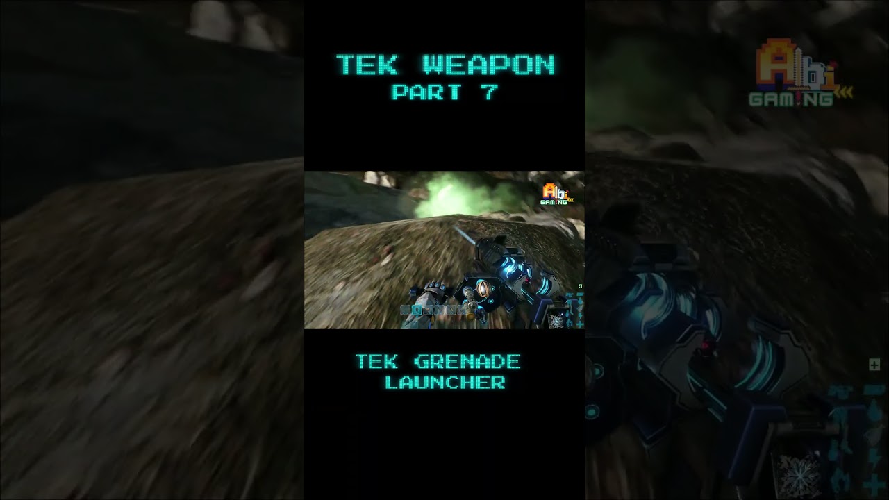 Tek Weapon Showcase part 7 : Tek Grenade Launcher  