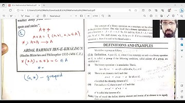 Binary Operation | Groupoid | Semi-group | Monoid | Group | Group Theory | MMBSc EE