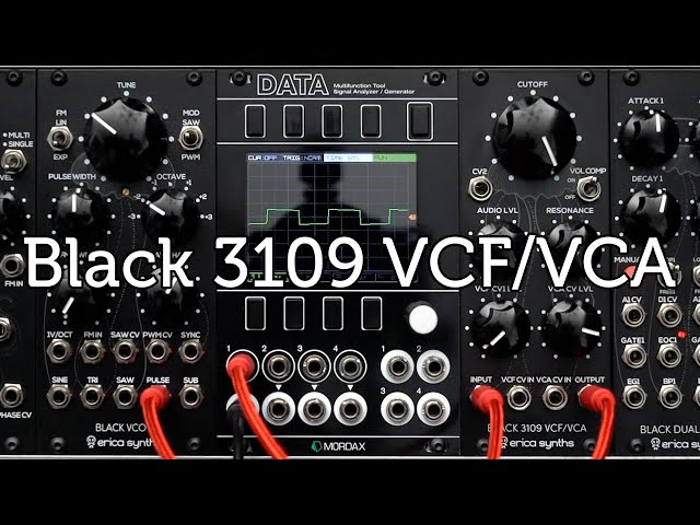 鍵盤楽器 Erica Synths BLACK VCA Erica Synths Black Stereo Mixer v3— Clockface Modular