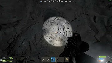 Rust - Cave base raid defense