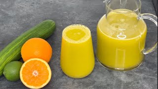 How to make Cucumber Orange & Lime Juice| Easy Recipe!