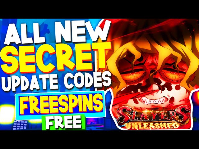 slayers unleashed codes for the boys 
