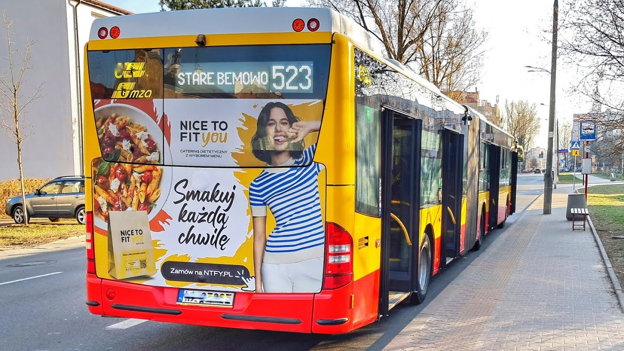 WARSZAWA 523 BUS: STARE BEMOWO - PKP OLSZTYNKA GROCHOWSKA - STARE BEMOWO