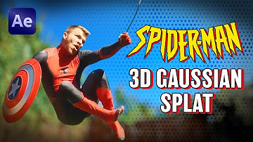 Use Gaussian Splatting & AE To Make Bullet Time Animations