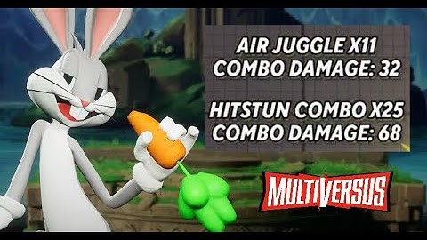Bugs Bunny Combo - 25 Hits - 68 Damage | MultiVersus