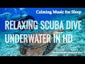 Relaxing music scuba divers underwater adventure over 2hrs in