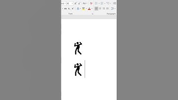 Insert Dancer Symbol in MS Word Document #wordshortcut #shorts #youtubeshorts
