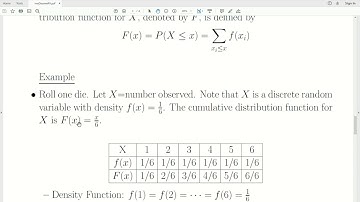 ims13 - Discrete Random Variables and Probability Density Function