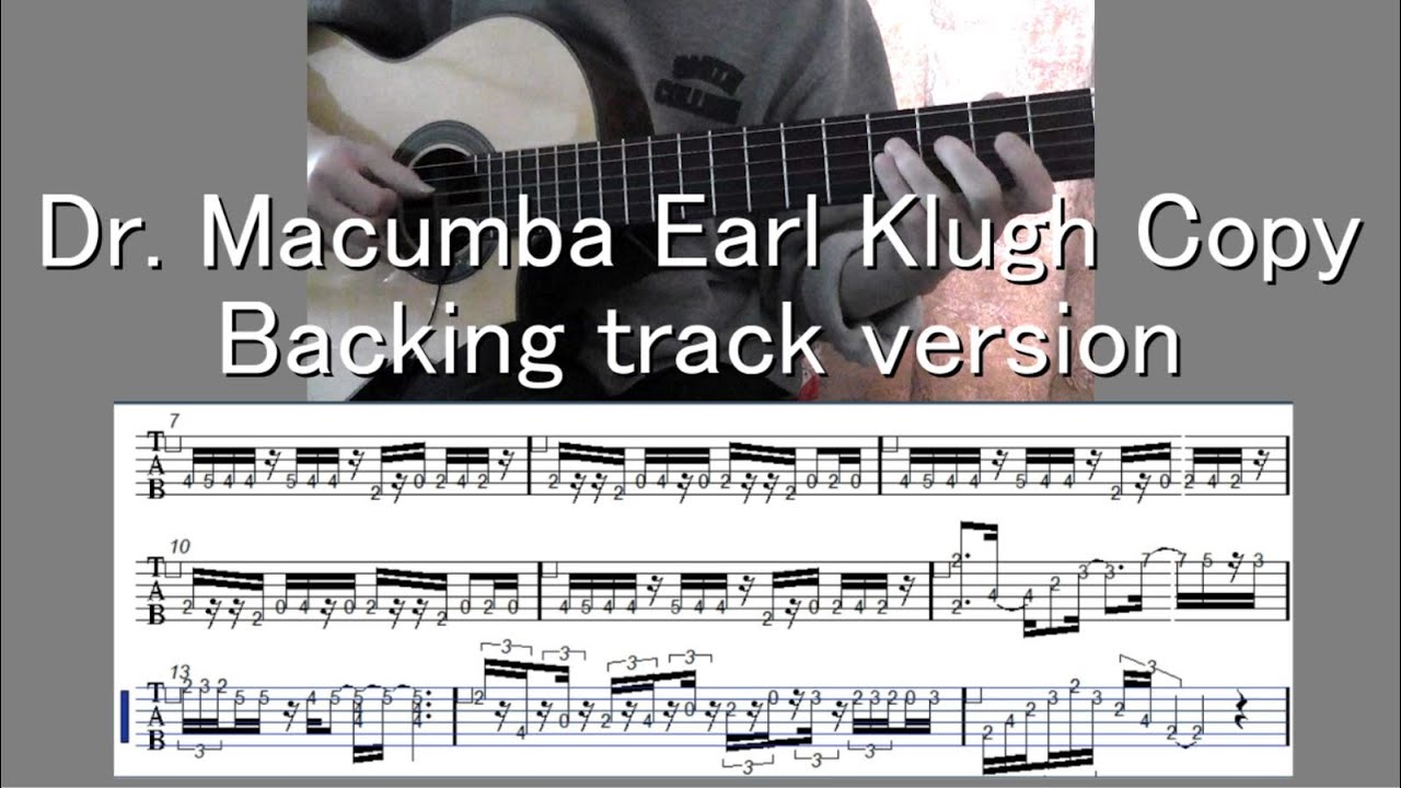 Dr. Macumba Earl Klugh Copy Backing track