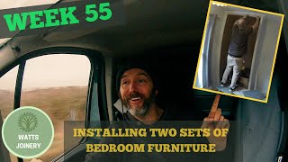 How I fit and level Wardrobe bases plus how I prepare frames for scribing #55