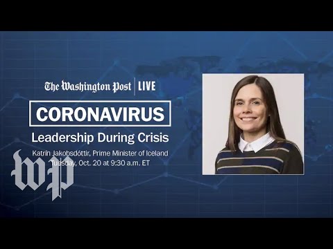 Iceland Prime Minister Katrín Jakobsdóttir on the coronavirus (Full Stream 10/20)