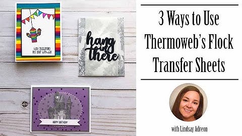 3 Different Ways to Use Flock Transfer Sheets