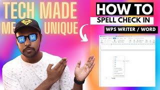 How to spell check in wps office writer | spell check wps office writer