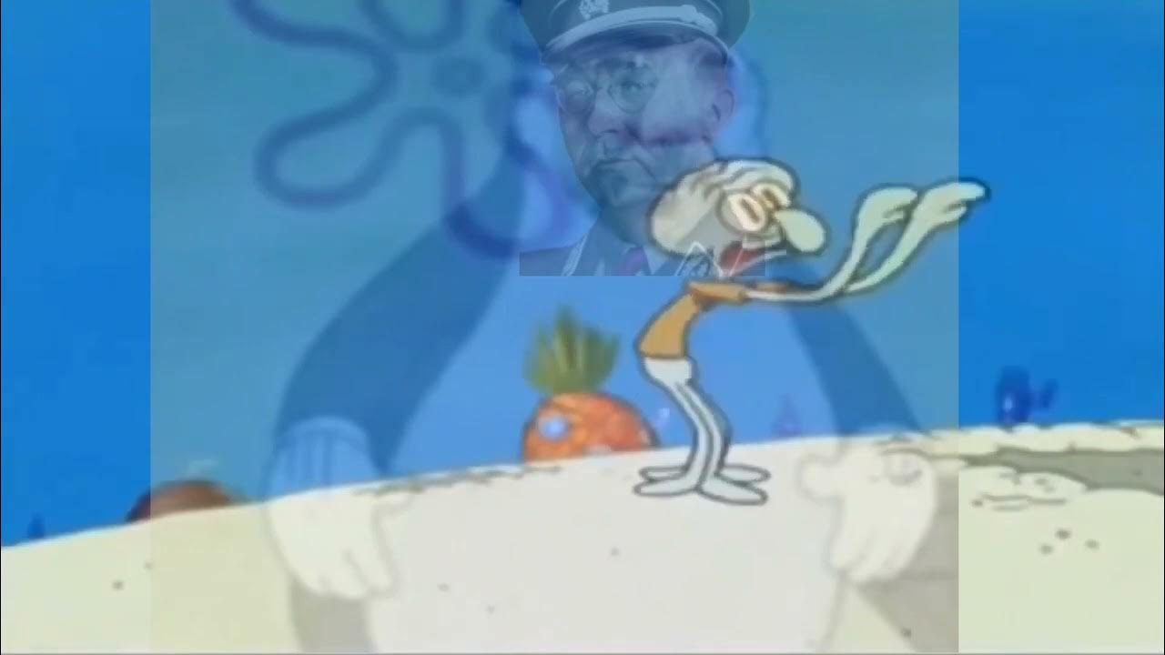 The security system takes control of squidward's house vocoded to the