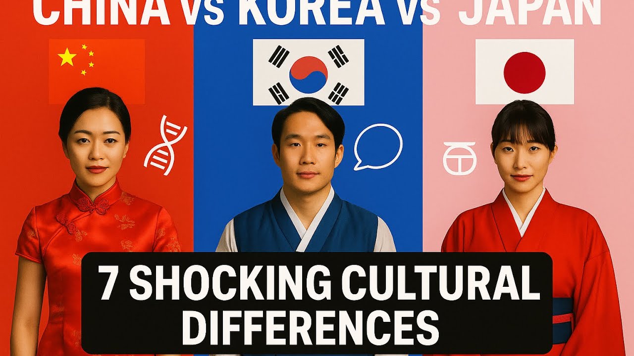 7 Shocking Cultural Differences Between China, Korea, and Japan - YouTube