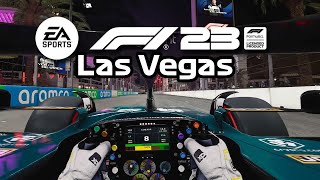 F1 23 Las Vegas in VR - NEW TRACK - No commentary Lap