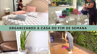 VLOG | ARRUMANDO A BAGUNÇA DO FIM DE SEMANA | GANHEI UM CACTO