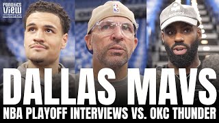 Josh Green, Tim Hardaway Jr. &amp; Jason Kidd Discuss Dallas Mavs vs. OKC Thunder Series After Game 1