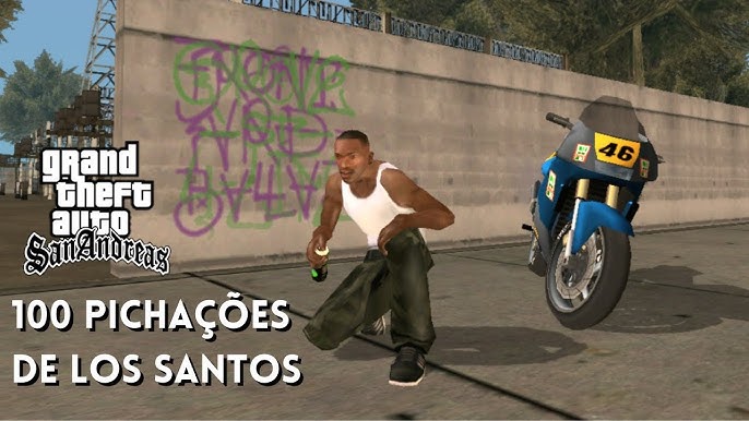 GTA San Andreas: Mapa com a localização das 100 pichações do jogo -  Millenium