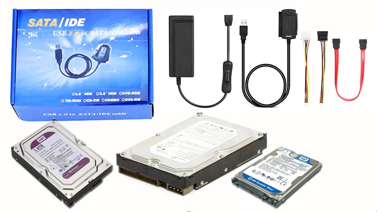 EXTERNAL USB SATA / IDE HARD DRIVE CONNECTOR OR ADAPTER ll Technical Adan ll
