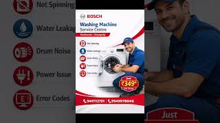 Bosch Washing Machine Service in Manikonda – Fast &amp; Reliable Repairs Bosch Front Load &amp; Top Load