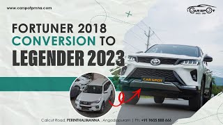 Fortuner 2018 facelifted into Fortuner Legender 2023