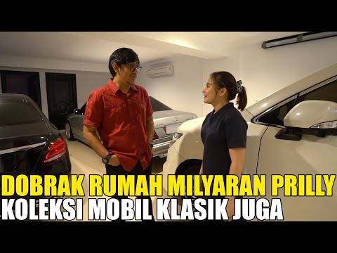 DOBRAK RUMAH MILYARAN PRILLY.. NEMU MOBIL KLASIK KEREN BANGET