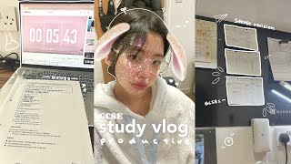Waking up at 5AM study vlog📝first week of GCSEs, friend's birthday, meal prep, boarding school life
