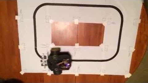 Simple line follower using an Actobotics Runt Rover Sprout
