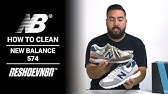How to clean New Balance 990v5 - YouTube