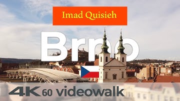 Walking in BRNO   Czech Republic 🇨🇿  Old Town and Castle   4K 60fps UHD
