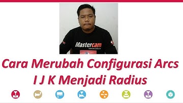 How to Change Arcs I J K configuration to R or radius