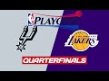 NBA 2K14 Simulation Of 2014 Playoffs 5 San Antonio Spurs Vs 4 Los Angeles Lakers Game 5 WCQF