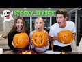 CARVING PUMPKINS WITH LEXI RIVERA & BEN AZELART !!!!