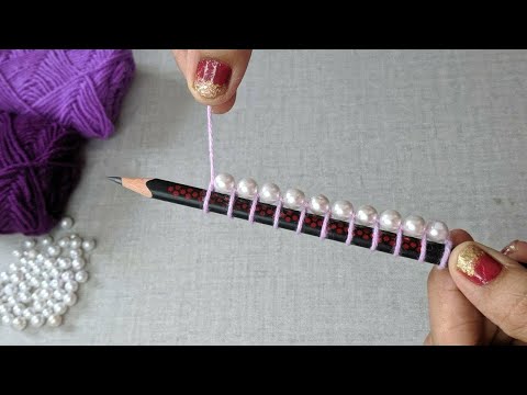 Its so Beautiful. Hand Embroidery Flower design idea. Super Hand Embroidery Flower design trick