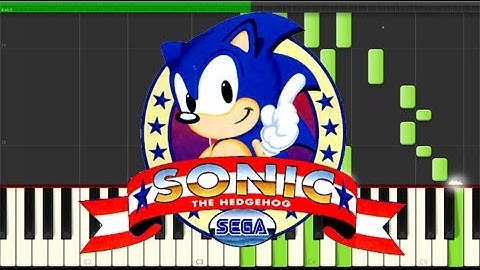Sonic the Hedgehog - Green Hill Zone (Piano Tutorial, Synthesia)