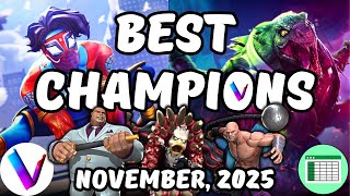 Best Champions Ranked - Vega's Tier List &amp; Spreadsheet November - Pavitr, Lizard, Kingpin, MCoC