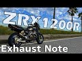 【高音質】ZRX1200R  マフラー音 ヨシムラ×汎用サイレンサー