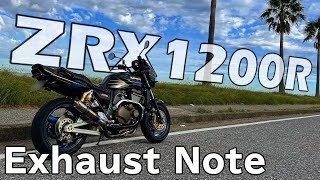 【高音質】ZRX1200R  マフラー音 ヨシムラ×汎用サイレンサー