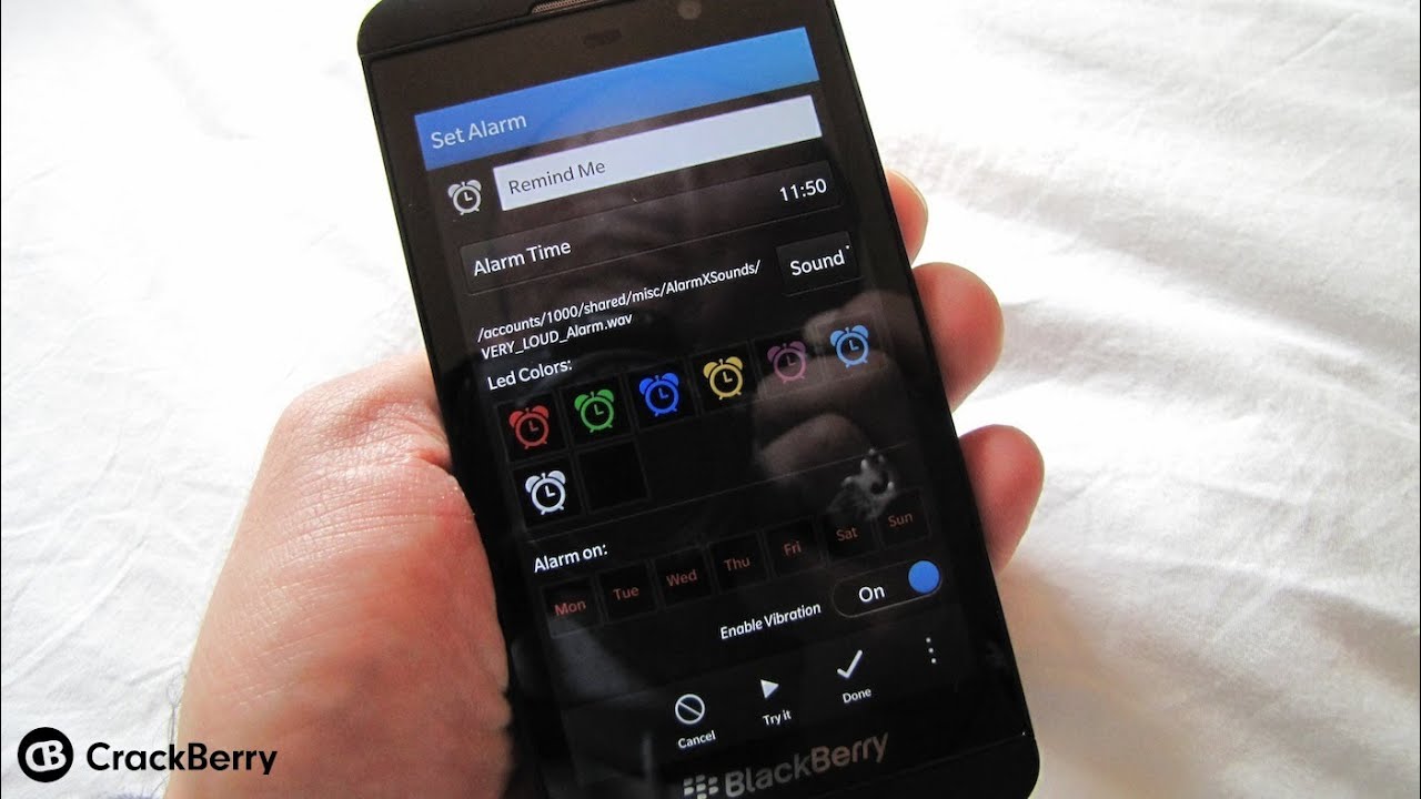 Alarm X for BlackBerry 10 YouTube