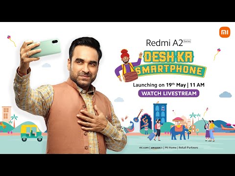 Redmi A2 Series Launch ft. Pankaj Tripathi | Desh Ka Smartphone | Set your reminders.
