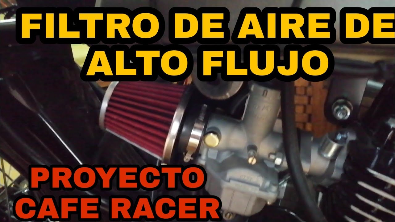 Más potencia en tu moto con un simple cambio del filtro de aire! 