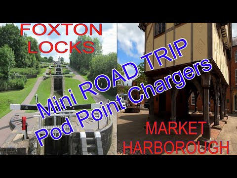FOXTON LOCKS, Market Harborough, POD POINT EV Trip, ENGLAND, UK