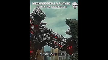 MechaGodzilla played Dirty on Godzilla 💀 | Godzilla Edits #shorts #fypシ #viral #godzilla #memes